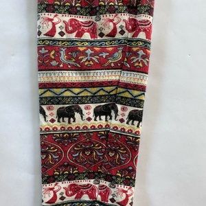 Forever 21 leggings - boho elephant style!